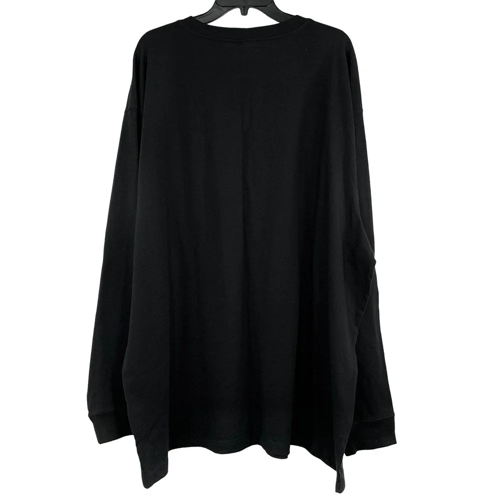 Carhartt Men's 3XL Black Long Sleeve Pocket T-Shirt Loose‎ Fit Heavyweight